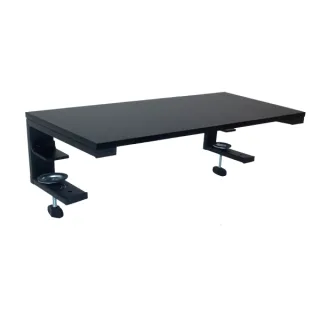 Ewent Soporte Elevador para Monitor - Sujeccion con Abrazadera - Grosor Tablero Maximo 50.8mm - Peso Maximo 20kg - Color Negro