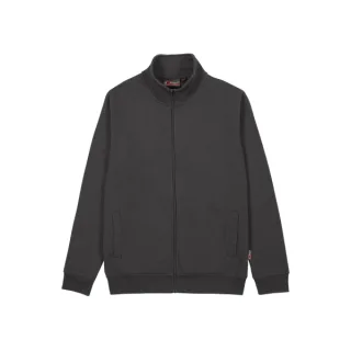 Upower Anuta Sudadera con Cremallera Completa - Talla 2XL - French Terry Suave, Transpirable y Resistente, Mangas Ranglan, Costuras Reforzadas, Ajuste Comodo y Duradero - Color Gris Meteorit
