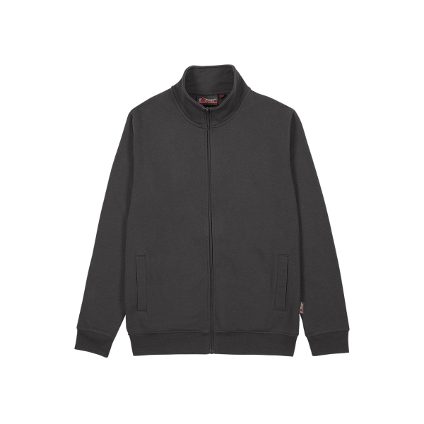 Upower Anuta Sudadera con Cremallera Completa - Talla 2XL - French Terry Suave, Transpirable y Resistente, Mangas Ranglan, Costuras Reforzadas, Ajuste Comodo y Duradero - Color Gris Meteorit