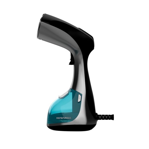 Cecotec Fast and Furious 4050 X-Treme Plancha de Vapor Vertical - 1960W - Vapor Continuo 35g/min - Sistema Autoapagado - Cepillo Incluido - Suela Ceramica - Cable 3 Metros - Color Negro y Az