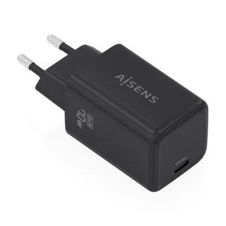 Aisens Cargador GAN 70W - 1x USB-C PD3.2 QC4.0 - Color Negro