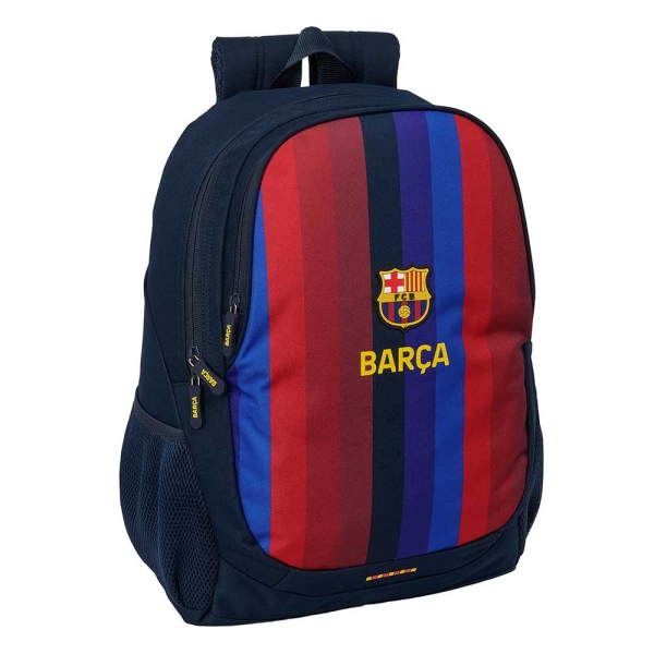 Safta F.C.Barcelona 1ª Equipacion 26/27 Mochila - 23L - Adaptable a Carro - Hombreras y Espalda Acolchada - Portabotellas - Cremallera con Doble Tirador - Asa de Mano - 32x44x16cm - Color Azul Noche