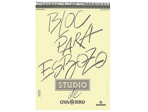 Canson Bloc de Dibujo para Esbozo de 100 Hojas A4 90grs - 21x29.7cm - Color Blanco