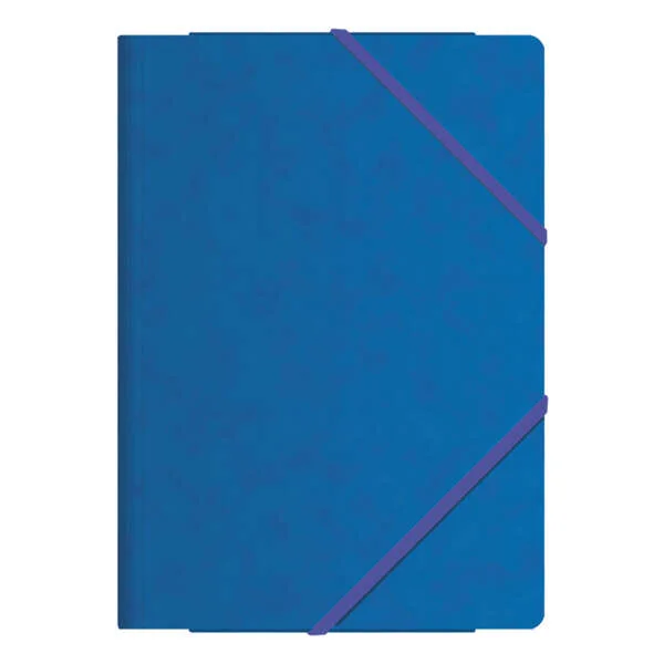 Dohe Carpetas de Gomas con Tres Solapas - Tamaño Folio - Fabricadas en Cartulina de Primera Calidad - Plastificadas - Cierre de Gomas Planas · Pack de 10 uds.