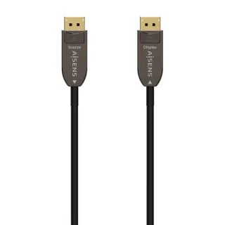 Aisens Cable DisplayPort AOC V1.4 8K@60HZ 4K@120Hz 4:4:4 32.4GBPS - DP/M-DP/M - 30M - Color Negro