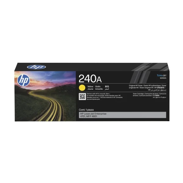 HP W2402A Amarillo Cartucho de Toner Original - 240A
