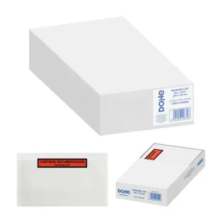 Dohe Caja de 1000 Sobres Autoadhesivos para Envio de Documentos 240x140mm - Packing List Especial Envios