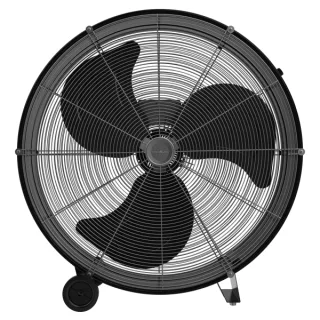 Cecotec ProIndustry 2400 Ventilador Industrial de Suelo con 3 Aspas de Aluminio - 180W - 3 Velocidades - Flujo de Aire 9832.8 m3/h - Facil Transporte con Ruedas - Rejilla Protectora - Color