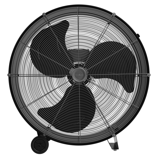 Cecotec ProIndustry 2400 Ventilador Industrial de Suelo con 3 Aspas de Aluminio - 180W - 3 Velocidades - Flujo de Aire 9832.8 m3/h - Facil Transporte con Ruedas - Rejilla Protectora - Color