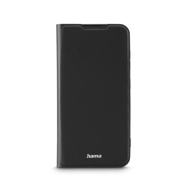 Hama Daily Protect Funda para Samsung Galaxy S25+ - Antideslizante - Cierre Magnetico - Antihuellas - Poliuretano Termoplastico - Funcion de Soporte - Bordes Elevados - Color Negro