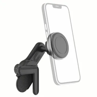Hama Soporte Smartphone para Tesla Model 3 / y - Peso Max 200g - Universal - Revestimiento de Goma - Color Negro y Plata
