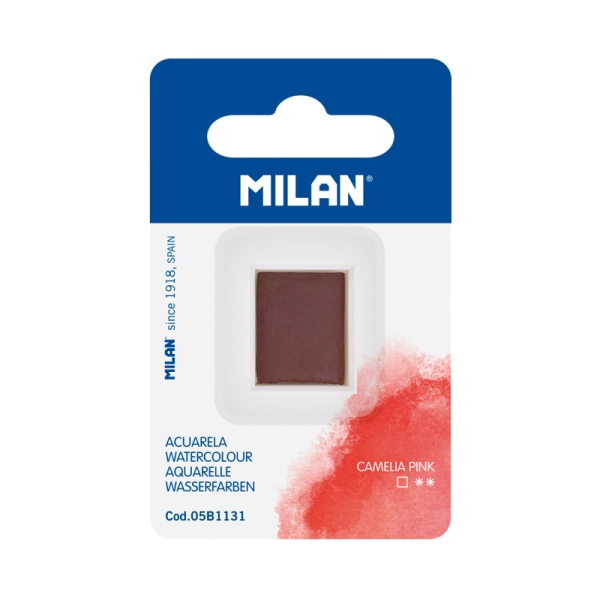 Milan Art Acuarela de Recambio - Medio Godet - Color Rosa