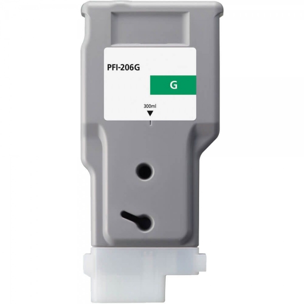 Canon PFI206 Verde Cartucho de Tinta Pigmentada Generico - Reemplaza 5310B001/PFI-206G