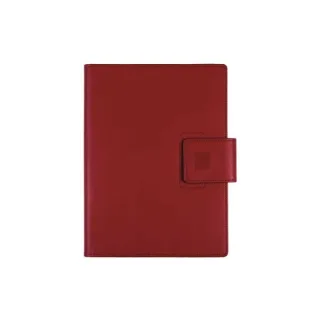 Finocam Duouno Agenda de Espiral - Bolsillo Interior - Anilla Portaboligrafo - Formato E10 - 155x212mm - 1 Dia por Pagina - Color Burdeos