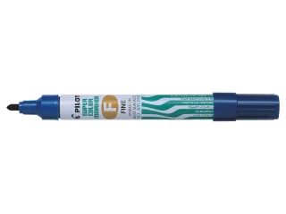 Pilot Super Color Rotulador Permanente Multisuperficie - Punta Fina de Fibra Conica - Tinta Base Alcohol Libre de Xileno - Cuerpo Metalico - Color Azul · Pack de 12 uds.