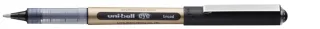 Uni-ball UB-150-10 Eye Broad Boligrafo de Tinta Liquida - Punta de Bola 1mm - Tinta Resistente al Agua y Luz - Sistema de Control de Tinta - Color Negro · Pack de 12 uds.