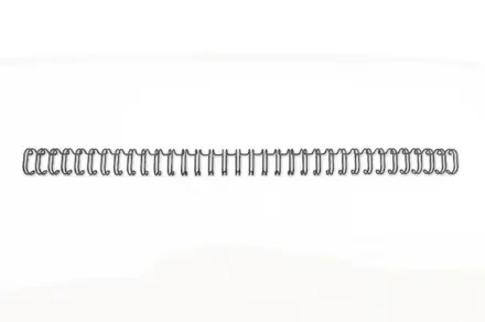 GBC Wirebind Pack de 100 Espirales para Encuadernacion de Alambre 11mm A4 - Para 34 Orificios - Hasta 100 hojas - Profesional Duradero Flexible - Color Negro