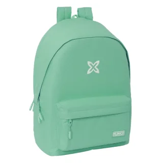 Safta Munich Basicos Mochila para Portatil hasta 15.6" - Conector USB - Base Acolchada - Bolsillo Frontal - Hombreras Ergonomicas - Asa Superior - 24.55L - 310x180x440mm - Color Turquesa