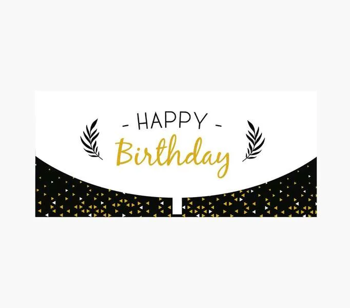 Pictura Money Cards Tarjeta de Felicitacion de Cumpleaños - Tamaño 21.3x9.6cm - Embolsada en Celofan - Incluye Sobre Blanco - Papel con Certificacion FSC · Pack de 6 uds.