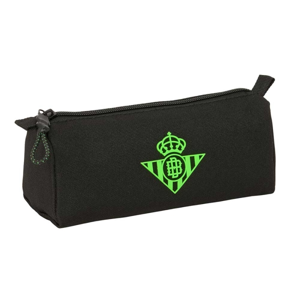 Safta Real Betis Balompie Portatodo - 1 Compartimento con Cremallera - 21x8x7cm - Color Negro y Verde