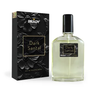 Prady Colonia Unisex Dark Santal - Frasco de 90 ml - Spray Pulverizador