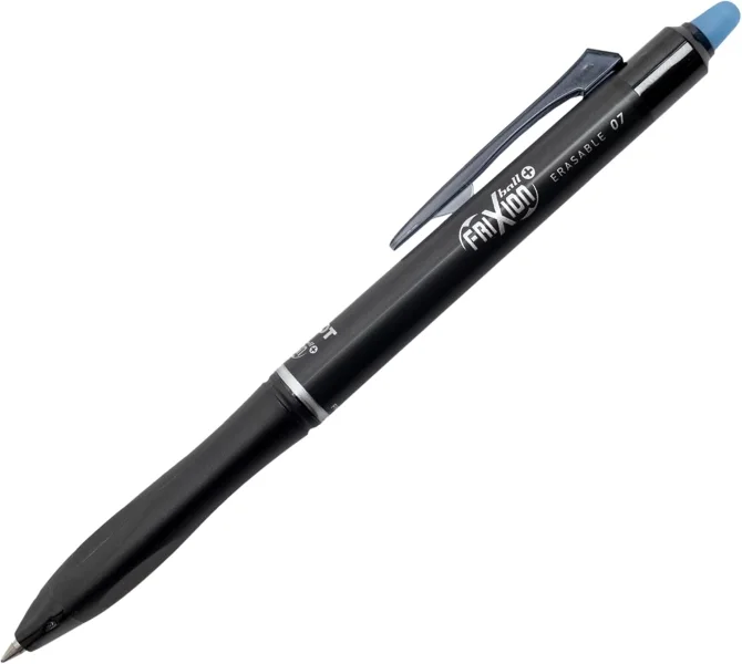 Pilot Frixion Ball Plus Boligrafo Borrable - Punta de 0.7mm y Trazo de 0.35mm - Recargables - 80% de Plastico Reclclado - Color Azul · Pack de 10 uds.