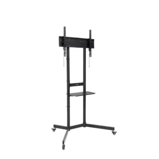 Tooq Soporte Suelo Ruedas "KEFRÉN" 37-70", Negro