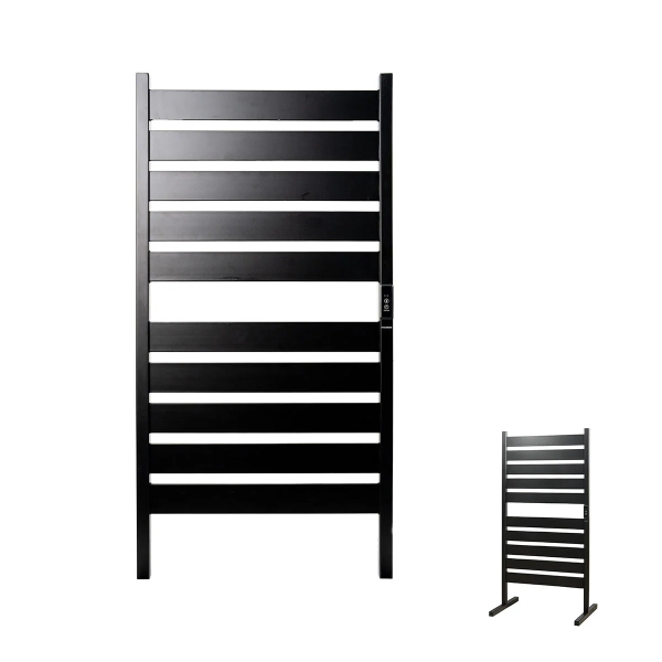 Innovagoods Towarall Toallero Electrico de 10 Barras - 260W - IP44 - Cable 140cm - Incluye Accesorios - Temperatura Regulable - Temporizador - Apagado Automatico - 50x100x10cm - Color Negro