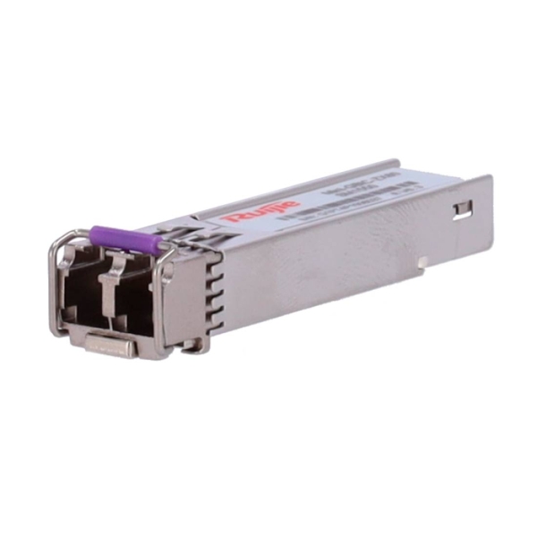 Ruijie MINI-GBIC-ZX80-SM1550 Modulo Transceptor SFP - 1000Base-ZX - Fibra Optica hasta 80km - Longitud de Onda de 1550nm - Color Acero
