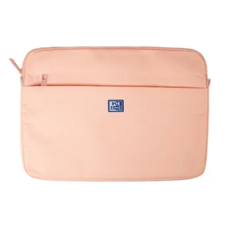Oxford Young Proof B-Case Funda para Portatiles hasta 16" - RPET Reciclado - Bolsillo Frontal con Cremallera - Acolchado y Suave - 375x265x20mm - Color Melocoton
