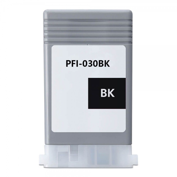 Canon PFI030 Negro Cartucho de Tinta Pigmentada Generico - Reemplaza 3489C001/PFI-030BK
