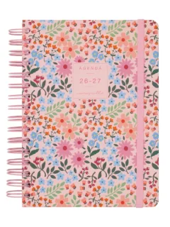 Finocam Moniquilla Agenda Escolar 26/27 - 1 Dia por Pagina - Formato E10 - 155x212mm - Tapa Dura - Papel de 80g/m2 - Espiral Metalica - Multicolor