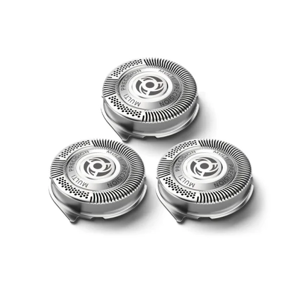 Philips Pack de 3 Cabezales de Recambio para Afeitadoras Serie 5000 - Cuchillas Autoafilables - Seguimiento de Contornos - Color Acero