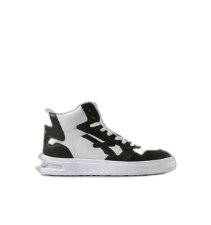 Upower Exa Calzado de Seguridad Alto - Talla 35 - Proteccion OB SR, Diseño Ergonomico, Suela Antideslizante - Color Blanco/Verde Oscuro