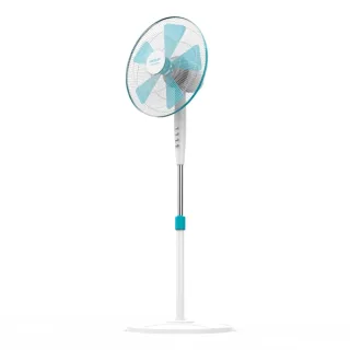 Cecotec EnergySilence 500 Ventilador de Pie con 5 Aspas - Potencia de 40W - Diametro de 40cm - 3 Velocidades - Oscilacion Automatica - Altura Ajustable hasta 130cm - Motor de Cobre - Color B