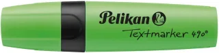 Pelikan Subrayador Textmarker 490 - Base de Agua - 3 Anchos de Trazo - Color Verde Fluorescente · Pack de 10 uds.