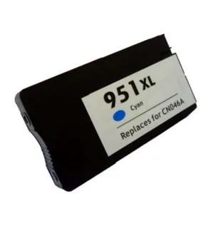 Generico HP 951XL Cyan Cartucho de Tinta - Reemplaza CN046AE/CN050AE
