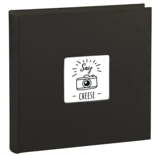 Hama Fine Art Album de Fotos - 100 Paginas Negras - Tapa de Papel - 30x30cm - Color Negro