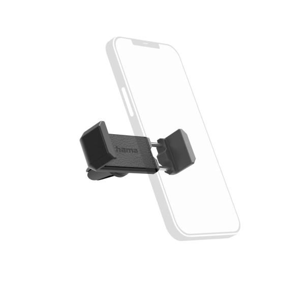 Hama Compacto Soporte de Coche para Smartphone - Peso Max 700g - Pinza para Rejilla - Ancho Dispositivo de 5.5 a 8.5cm - Universal - Color Negro