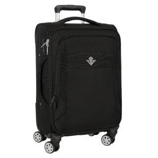 Safta Real Betis Balompie Premium Maleta Trolley de Cabina 20” - Cierre con Candado - Cintas Sujetaequipaje - Asas Superior y Lateral - Protecciones Laterales - 35.7L - 350x200x510mm - Color