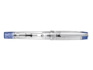 Pilot Prera Pluma Estilografica - Cuerpo Transparente - Incluye Convertidor y Cartucho de Tinta - Color Azul