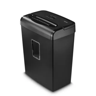 Hama Prime M80 Destructora de Papel Manual - 400W - 20L - Destruye hasta 9 Hojas - 2m/min - Microcorte P-5 - Apto CDs/DVD - Destruye Bandas Magneticas y Tarjetas - 32.5x20.8x42cm - Color Neg