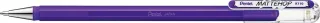 Pentel Mattehop Boligrafo de Bola - Punta 1mm - Trazo 0.5mm - Tinta de Gel Opaca - Fabricado con 55% de Materiales Reciclados - Color Violeta · Pack de 12 uds.