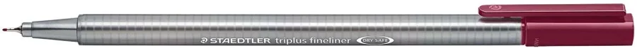 Staedtler Triplus Fineliner 334 Rotulador de Punta Fina - Trazo de 0.3mm - Tinta Base de Agua - Color Caoba · Pack de 10 uds.