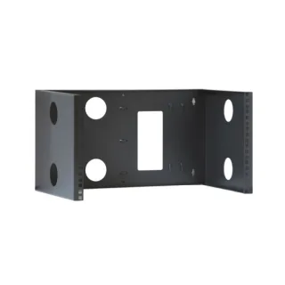 WP ROA-04603-Bu Bastidor Mural Abierto 4U - Estructura de Acero Resistente - 500x305x178mm - Color Negro