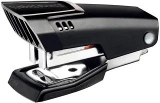 Maped Essentials Mini Grapadora Compacta - Grapa hasta 15 Hojas - Admite Grapas 24/6 y 26/6 - Color Negro