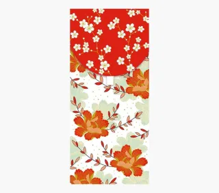 Pictura Tarjeta Money Cards - Tarjeta de Regalo Tipo Sobre Vertical - Tematica de Flores - 9.6x21.3cm - Embolsada Individualmente en Celofan - Incluido Sobre Blanco - Papel con Certificacion