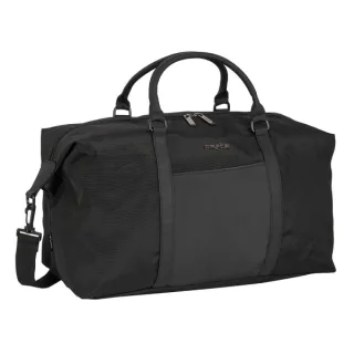 Safta Business Bolsa de Deporte - Extraible - Bolsillo Frontal - Interior Forrado - Cremalleras Bidireccionales - Bolsillos Internos - Asa Forrada - Versatil y Elegante - Color Negro
