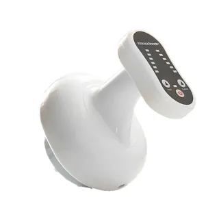 Innovagoods Cellout Masajeador Anticelulitico por Succion y Calor Recargable - Vacumterapia - Intensidad Regulable - Recargable por USB - Diseño Portatil - Color Blanco