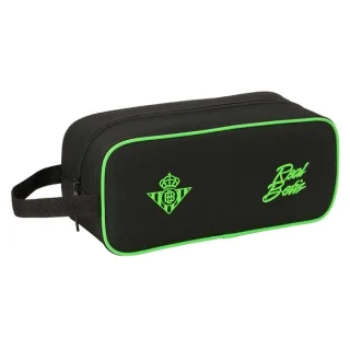 Safta Real Betis Balompie Zapatillero - Capacidad 7L - Asa de Mano Lateral - 34x15x14cm - Color Negro y Verde